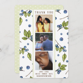 Foto Blueberry Gracias Invitación