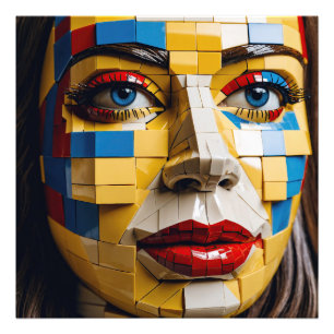 Foto "Blueprint of Humanity" - Un retrato cubista