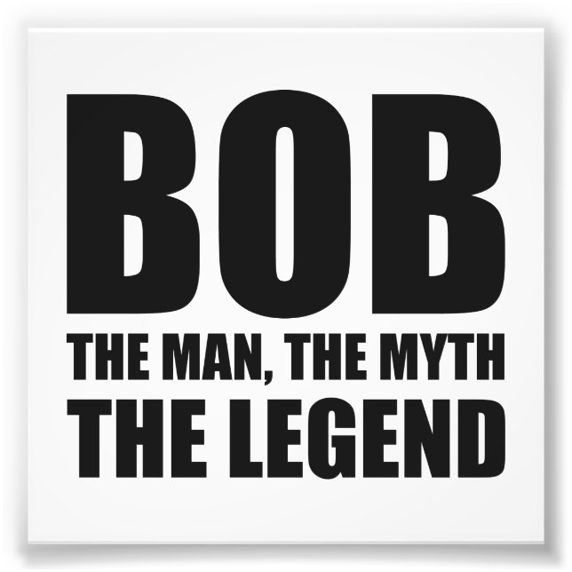 Foto Bob El Hombre El Mito La Leyenda (Frente)