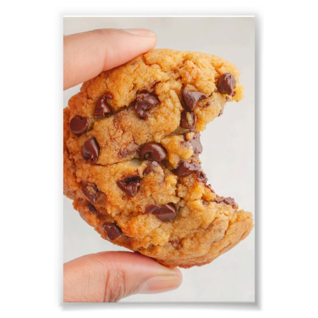 Foto Bocado de Galleta de Chocolate con Mantequilla de  (Frente)