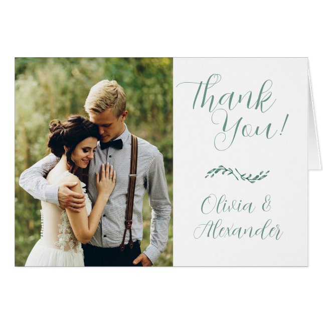 Foto boda, amor en flor (Anverso (Horizontal))