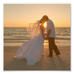 Foto Boda con Tinte Naranja 8"x8"