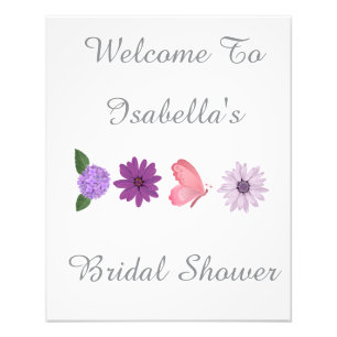 Foto Boda de Shower de Flor de Cosmos Personalizada