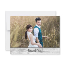 Foto boda Gracias Rústico De Doble Lado