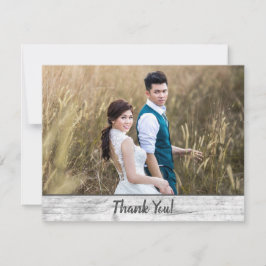 Foto boda Gracias Rústico De Doble Lado