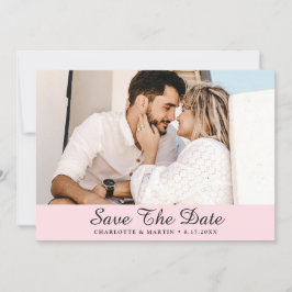 Foto Boda Rosado De Rubor Guardar Las Tarjetas De 