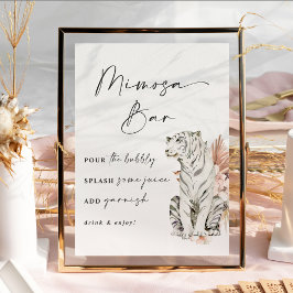 Foto Boho tropical Tigers Mimosa Bar