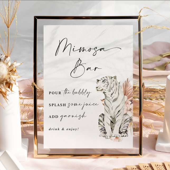 Foto Boho tropical Tigers Mimosa Bar (Subido por el creador)