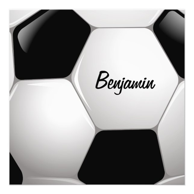 Foto Bola de Fútbol de personalizable (Frente)