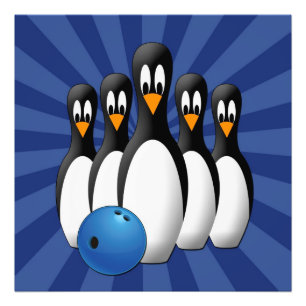 Foto Boliches de Pingüinos Adorables Estampa 24x24