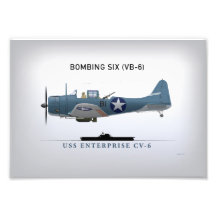Bombardero submarino inmaculado de Bomber Six (VB-
