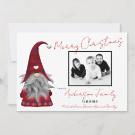 Foto Bonita Elfo Feliz Navidad Gnomo Personalizado