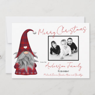 Foto Bonita Elfo Feliz Navidad Gnomo Personalizado