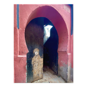 Foto Bonita puerta en la Medina-Marrakech, Marruecos