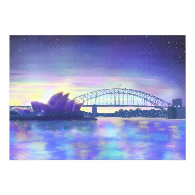 Foto Bonita Sunset acuática del puerto de Sydney (Frente)