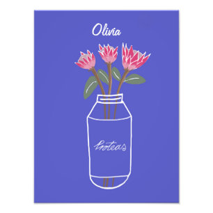 Foto Bonito Proteínas Ilustracion de flores sudafricano