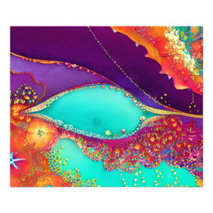 Foto Bonito Resumen del arte de la playa