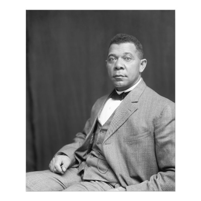 Foto Booker Taliaferro Washington: Educador Negro (Frente)