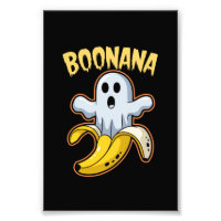 Boonana Fantasma Lindo Plátano Halloween