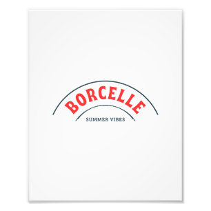Foto Borcelle Summer Vibes Typography Art