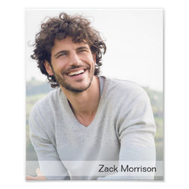 Foto Borde de gradiente claro 8x10 Impresiones de la ca