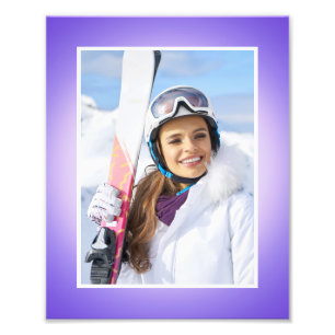 Foto Borde de gradiente de aura rosa azul púrpura