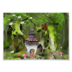 Foto Bosque de niña exploradora