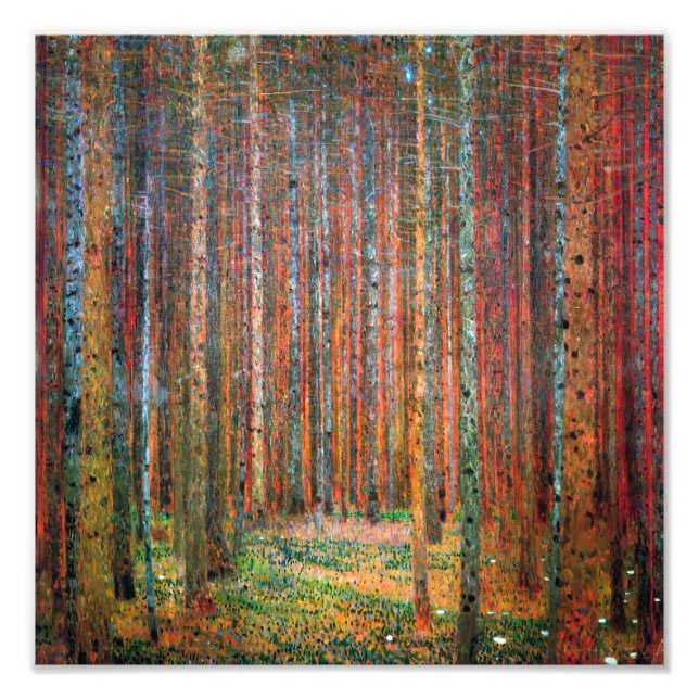 Foto Bosque Fir | Gustav Klimt | (Frente)
