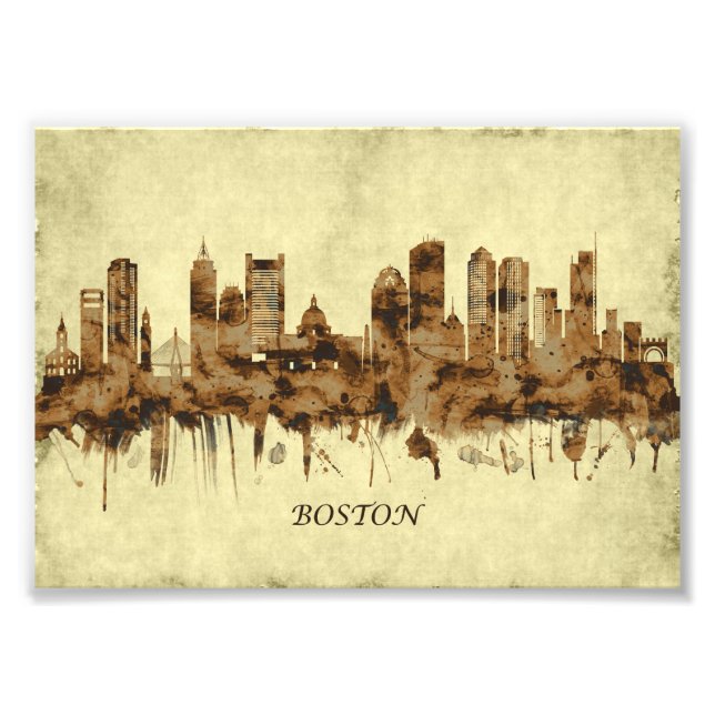 Foto Boston Massachusetts Cityscape (Frente)