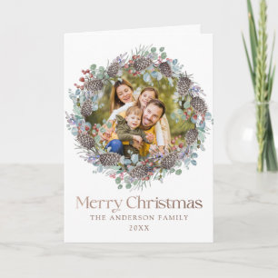 Foto Botánica de Feliz Navidad con Follaje