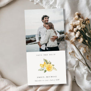 Foto Botánica Mínima De Limón Guardar La Tarjeta D