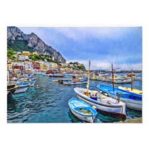 Foto Botes de arte fotográfico italiano de Capri
