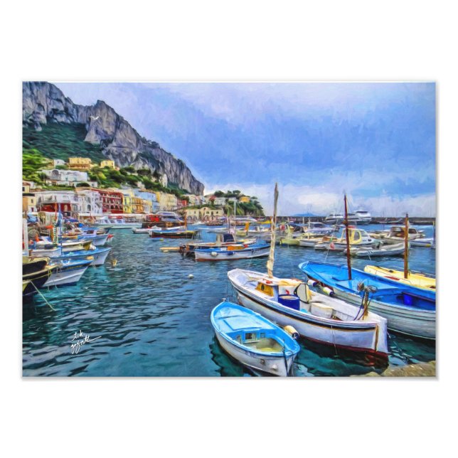 Foto Botes de arte fotográfico italiano de Capri (Frente)
