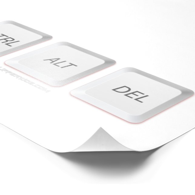Foto Botones de teclado CTRL ALT DEL de SlipperyJoe gee (Esquina)