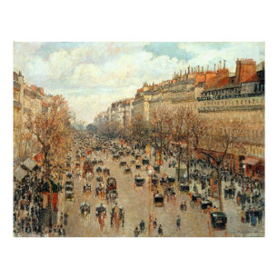 Foto Boulevard Montmartre-Eremitage Camille Pissarro
