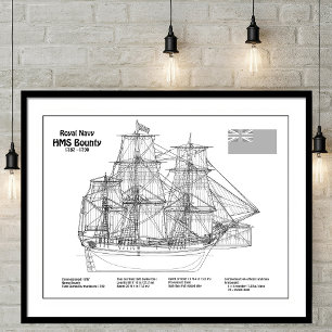 Foto Bounty HMS - Planes de Blueprint para buques BD