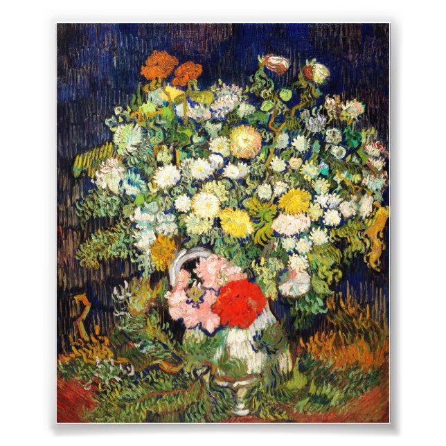 Foto Bouquet de flores en una bolsa de Vincent Van Gogh (Frente)