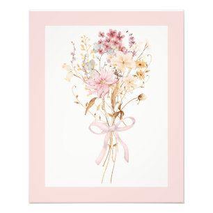Foto Bouquet de flores silvestres rosadas de Rubor Fe