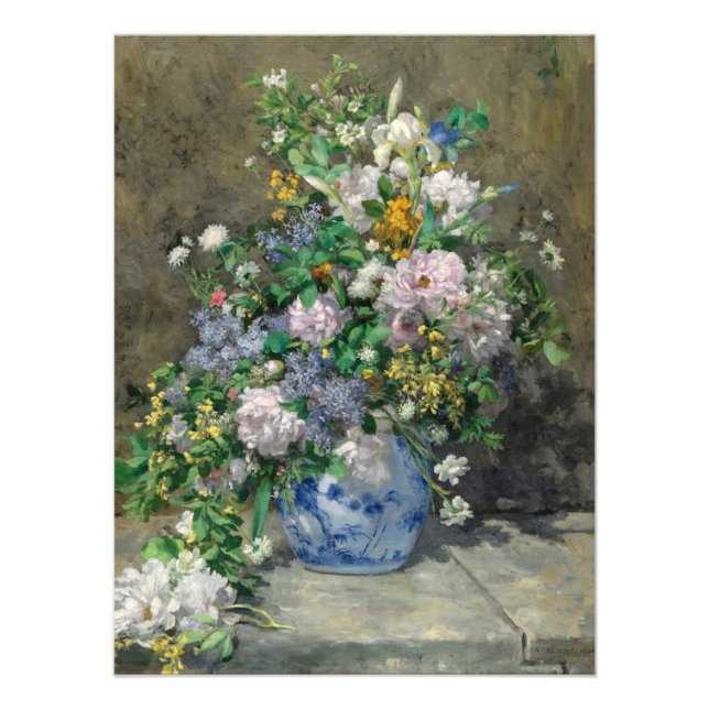 Foto Bouquet de primavera por Pierre-Auguste Renoir (Frente)