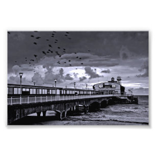 Foto Bournemouth Pier Y Beach Dorset England