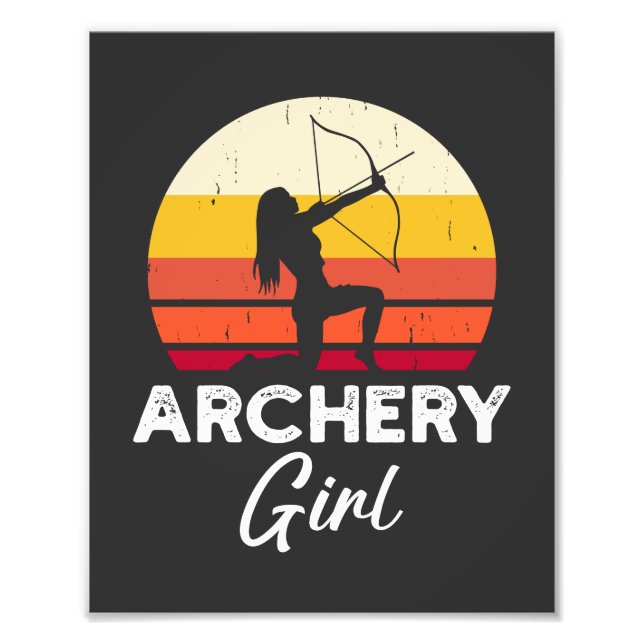 Foto Bow y Arrow, Chica de tiro con arco (Frente)