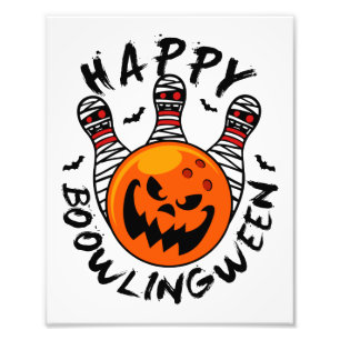 Foto Bowling Halloween Bowler Happy Bowlingween