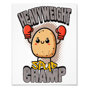 Foto Boxeo de Patata Campeón Peso Pesado Spud