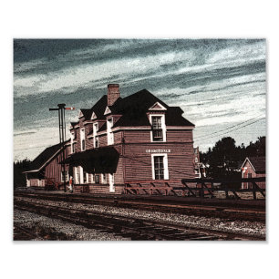Foto Bretón Nueva Escocia del cabo del ferrocarril de