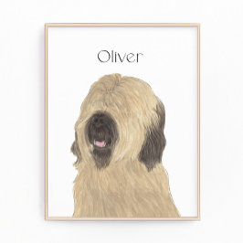 Foto Briard personalizado
