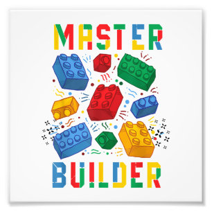 Foto Brick Builder Funny Blocks Building Master Builder