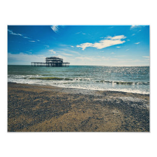 Foto Brighton West Pier Wall Art - 4:3 Seascape costero