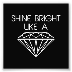 Foto Brillo brillante como un diamante