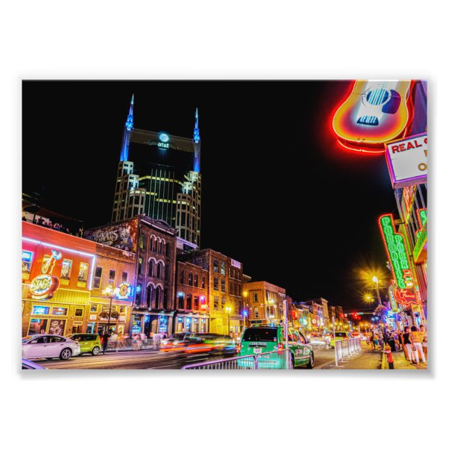 Foto Broadway Neon Light En Nashville Tennessee - Impri (Frente)