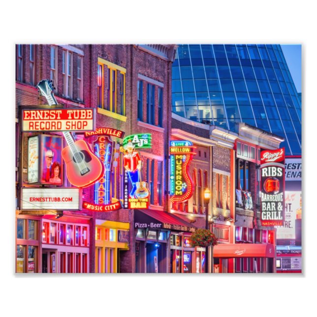 Foto Broadway Street Downtown Nashville Tennessee (Frente)